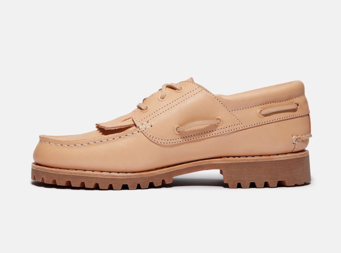 Hender Scheme x Timberland Authentic 3Eye Boat Shoes "Medium Brown"