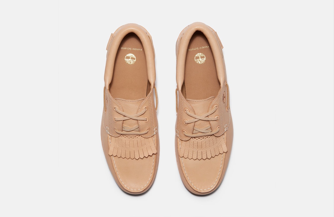Hender Scheme x Timberland Authentic 3Eye Boat Shoes "Medium Brown"