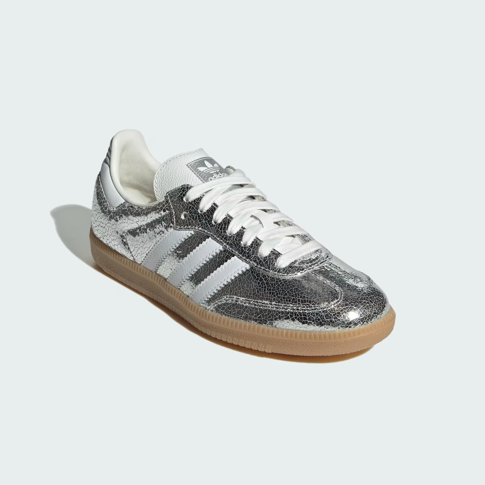 adidas Samba OG "Cracked Silver Metallic"