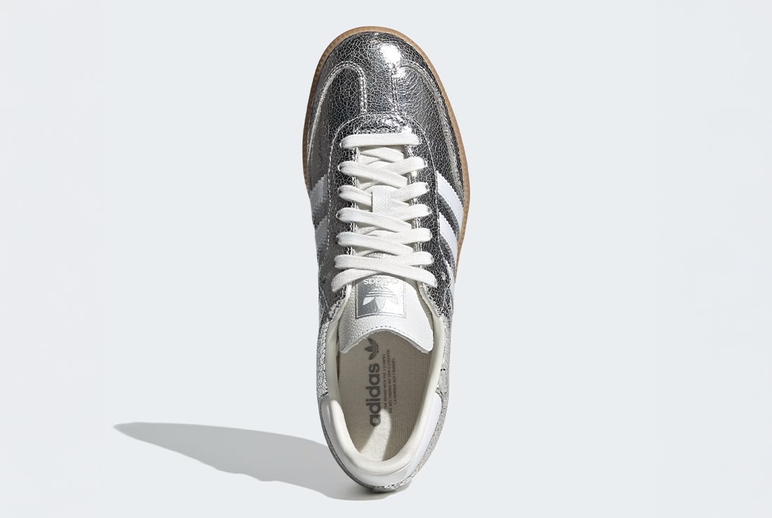 adidas Samba OG "Cracked Silver Metallic"