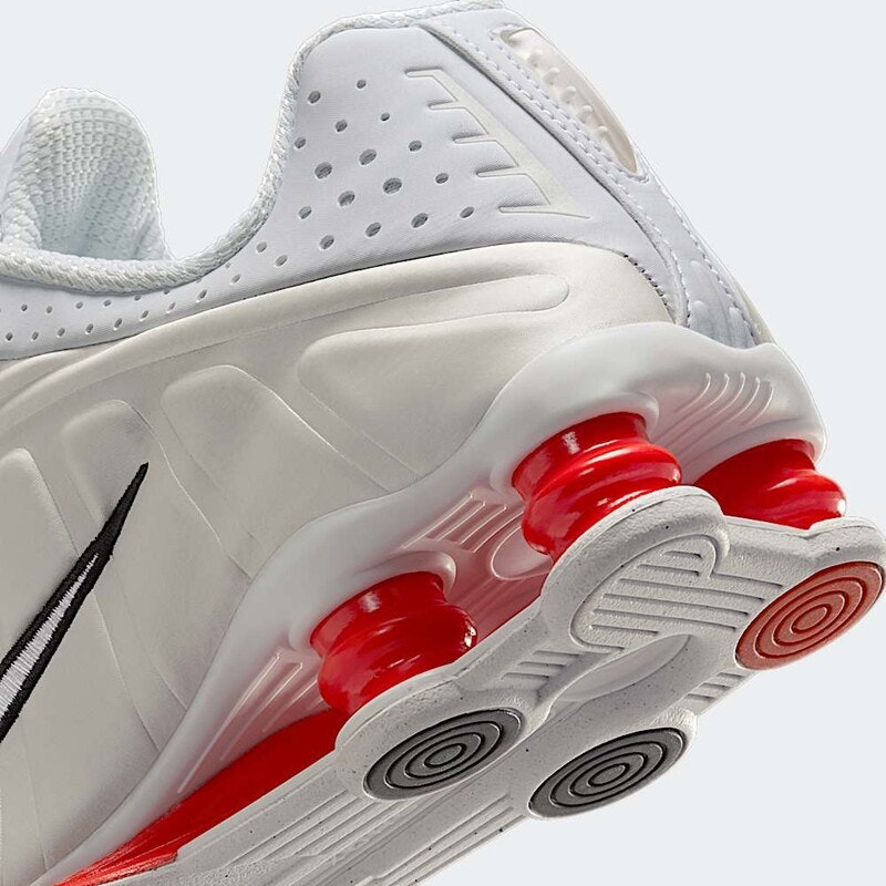Nike Shox R4 "White/Picante Red"
