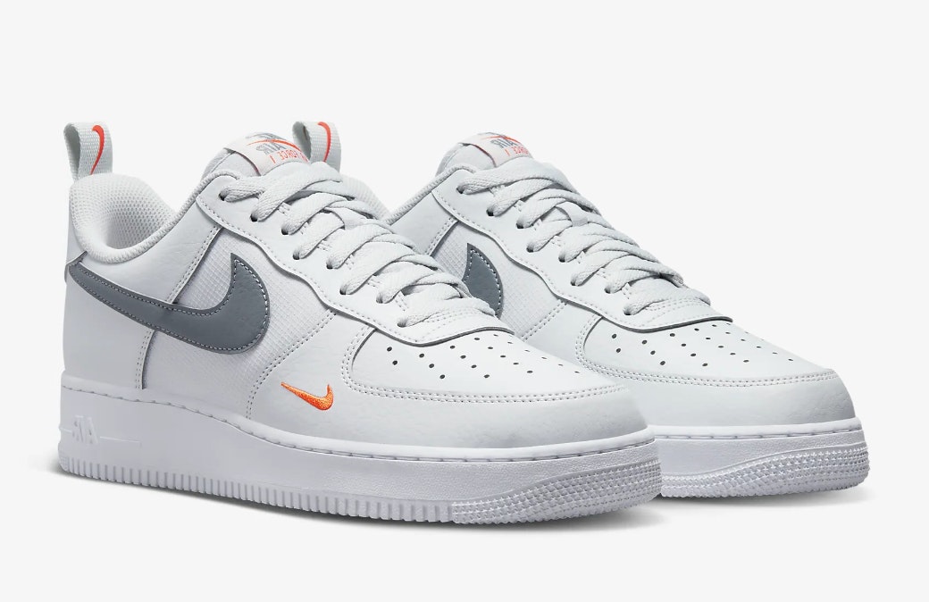 Nike Air Force 1 '07 "Orange Mini Swoosh"