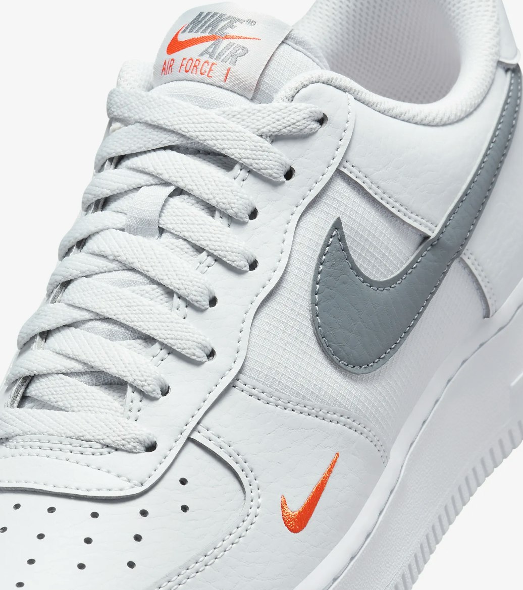 Nike Air Force 1 '07 "Orange Mini Swoosh"