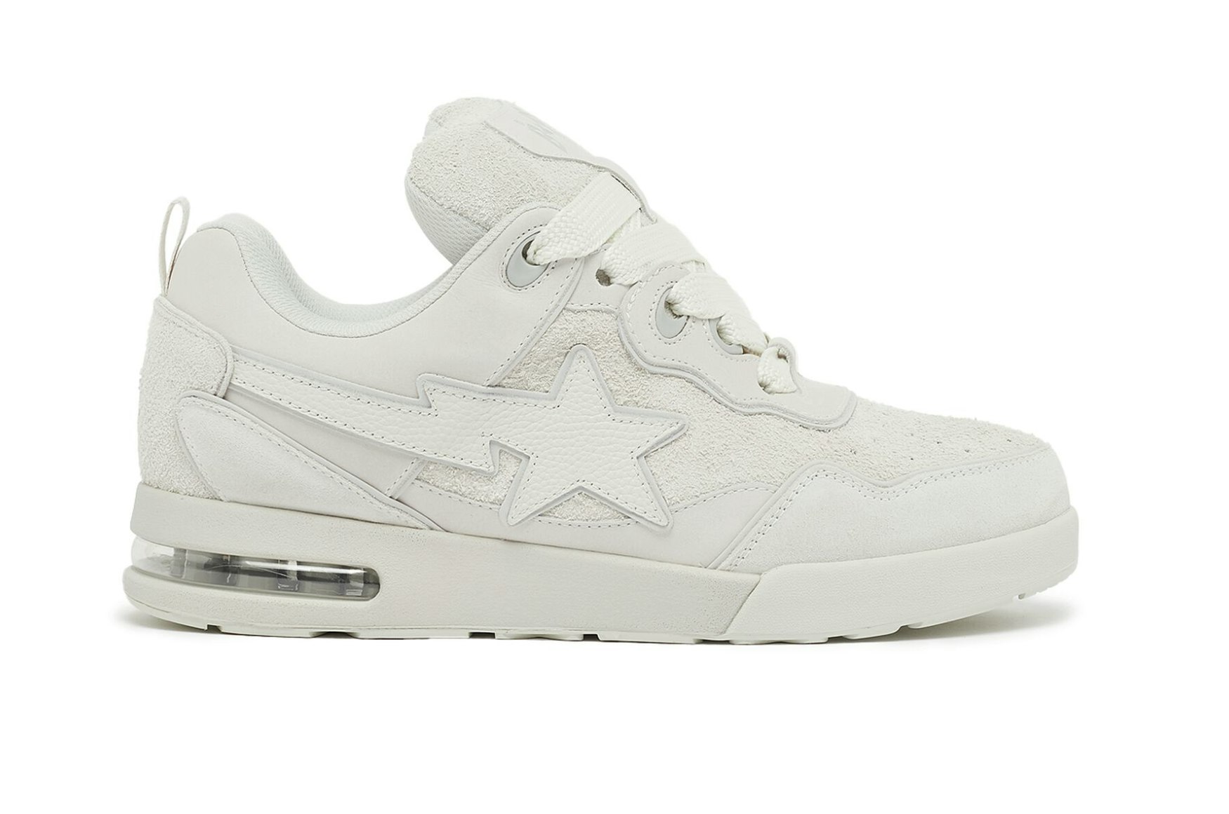 A Bathing Ape Bape Flip Sta M2 "Suede White"