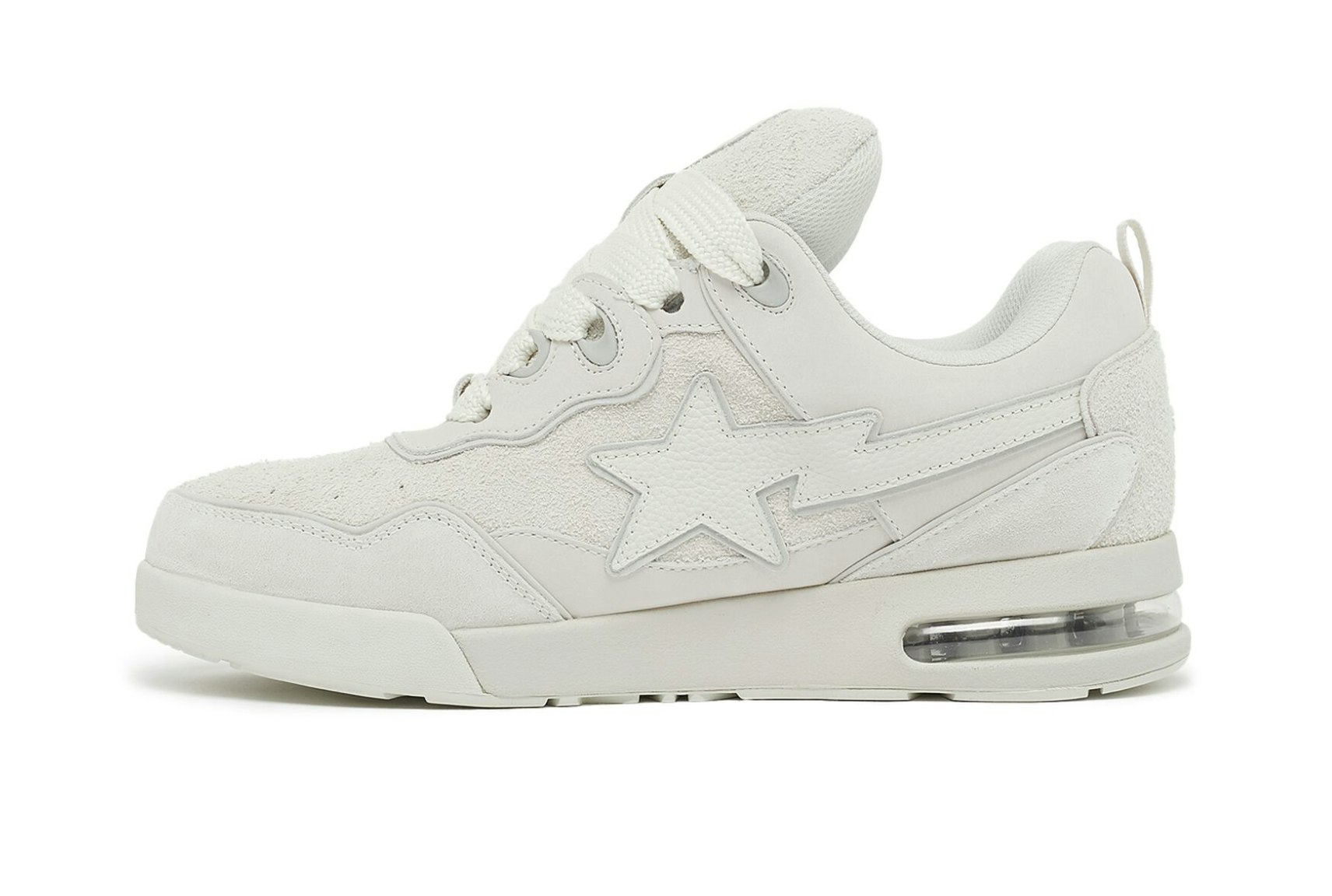 A Bathing Ape Bape Flip Sta M2 "Suede White"