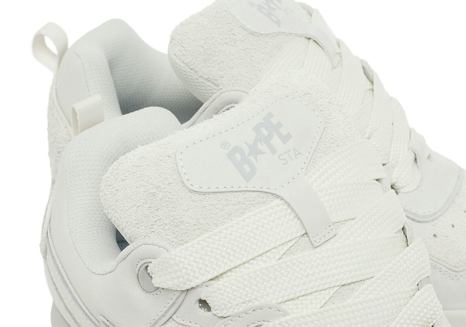 A Bathing Ape Bape Flip Sta M2 "Suede White"