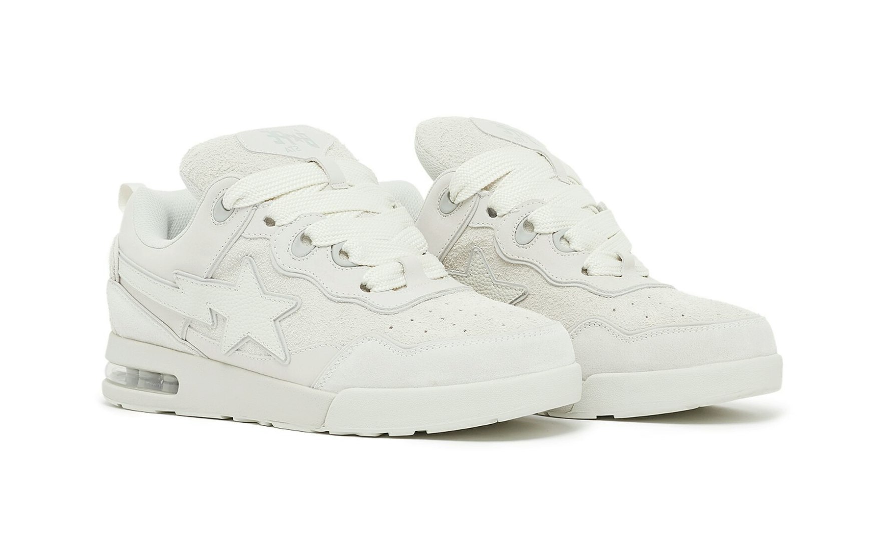 A Bathing Ape Bape Flip Sta M2 "Suede White"