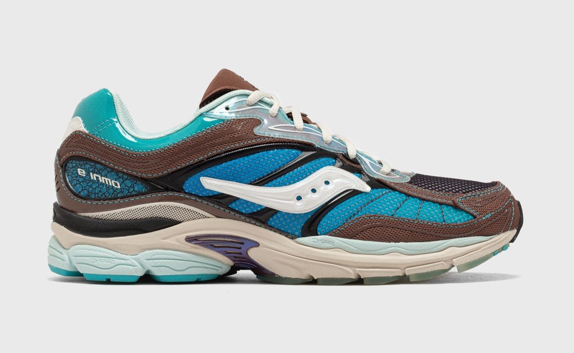 Footpatrol x Saucony ProGrid Omni 9 "Blue/Brown"