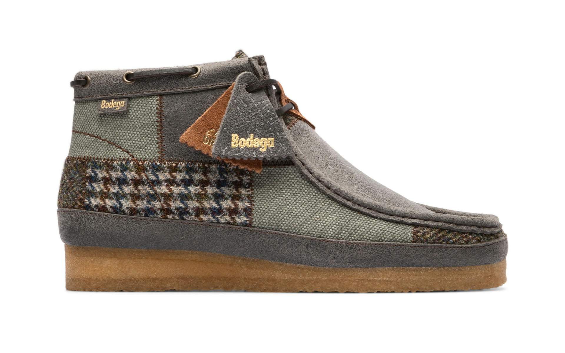 Bodega x Clarks Patchwork Wallabee 3.0 "Northeast Corridor" 