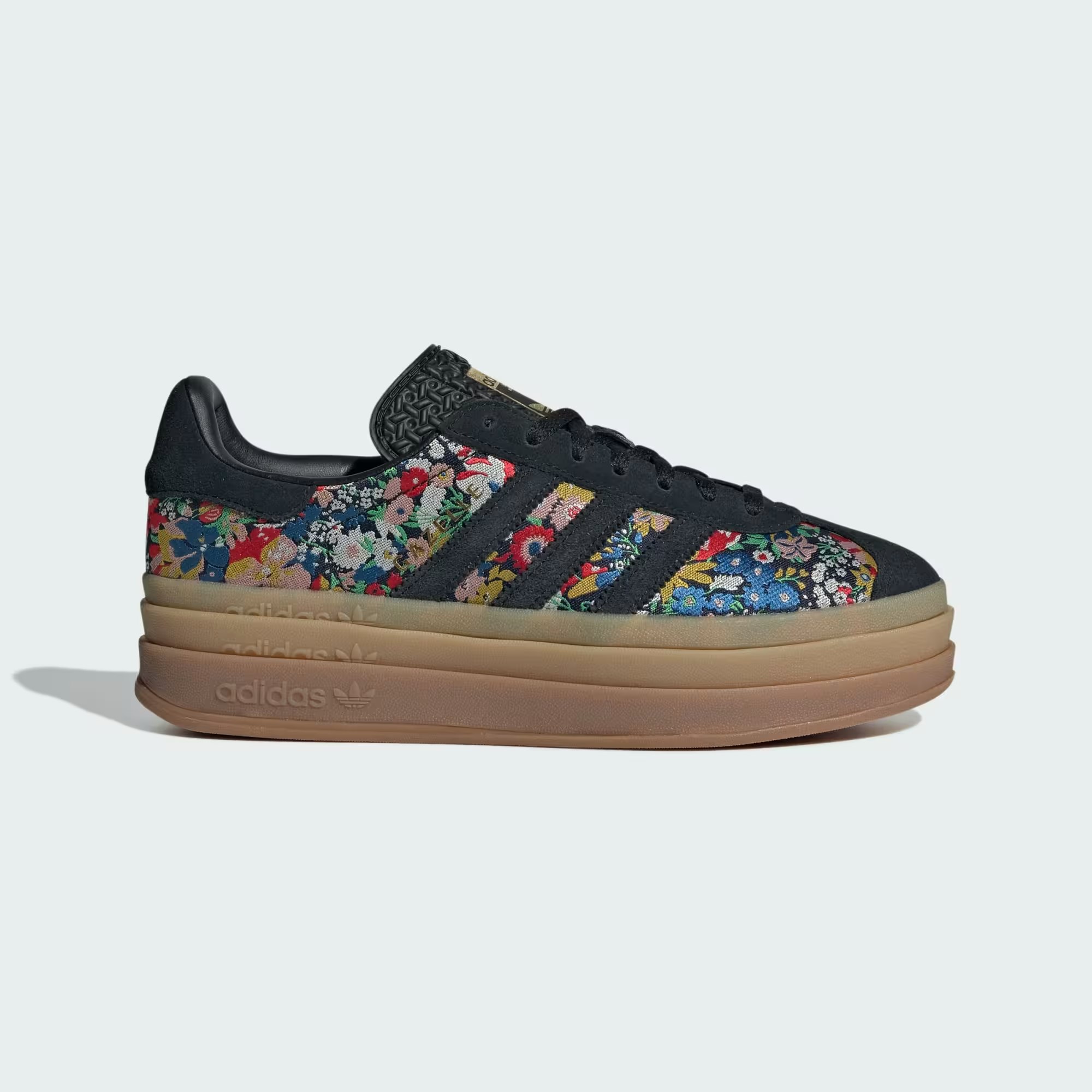 Liberty London x adidas Gazelle Bold "Core Black"