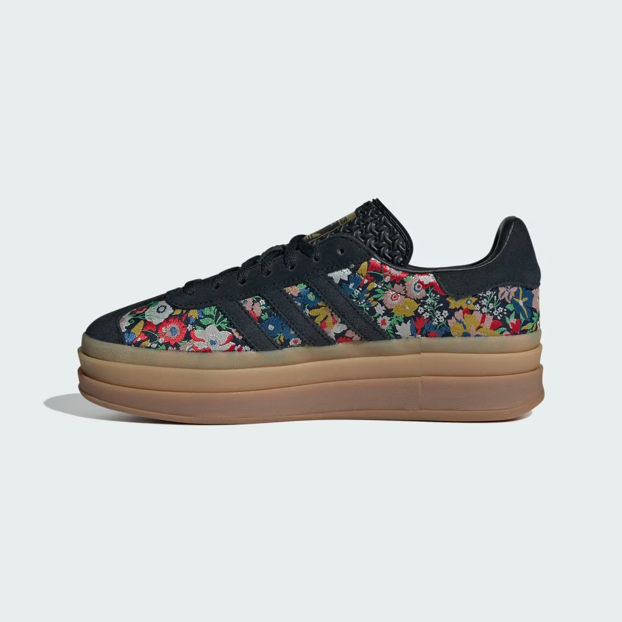 Liberty London x adidas Gazelle Bold "Core Black"
