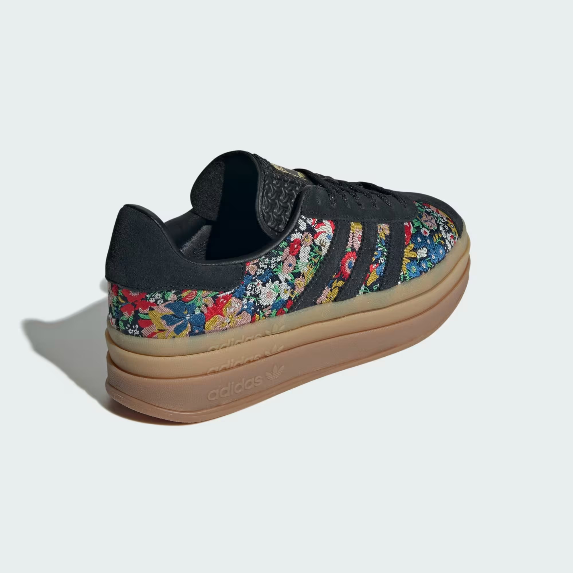 Liberty London x adidas Gazelle Bold "Core Black"