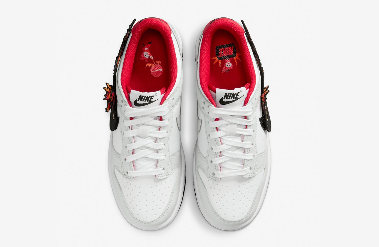 Nike Dunk Low GS "Year of the Dragon" (White)