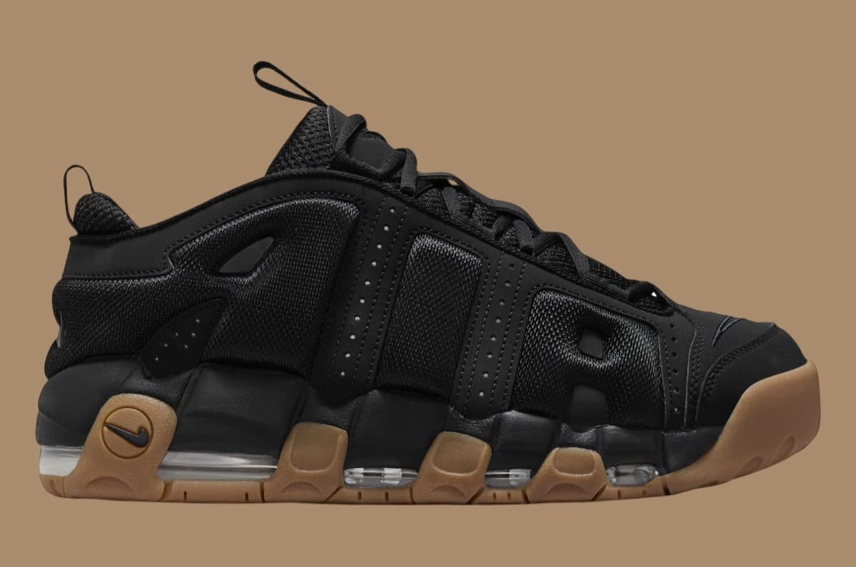 Nike Air More Uptempo Low "Black Gum"