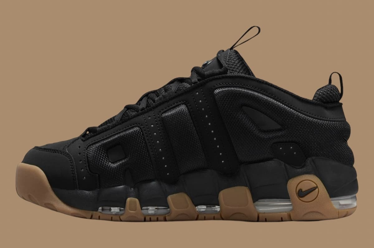 Nike Air More Uptempo Low "Black Gum"
