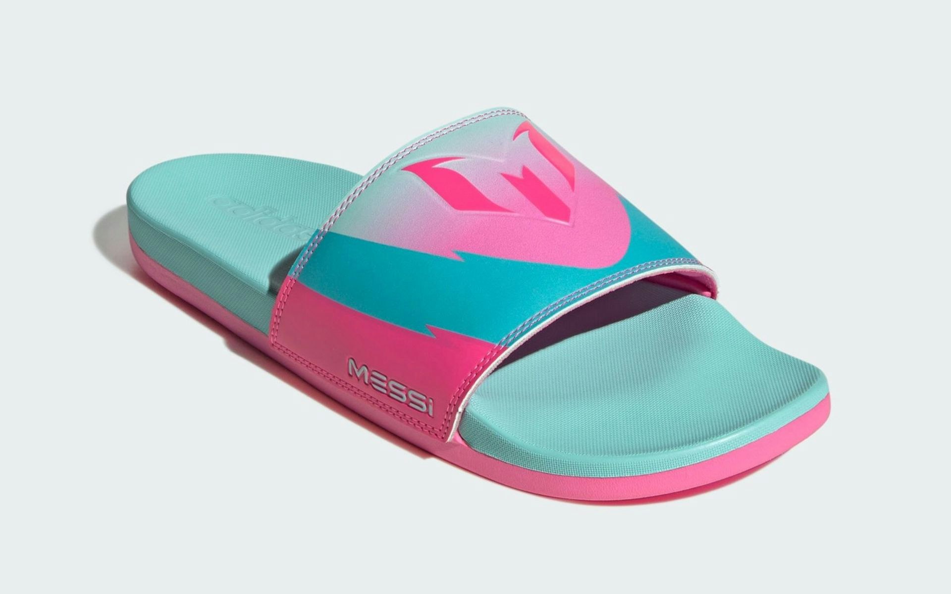 Lionel Messi x adidas Adilette "Miami"