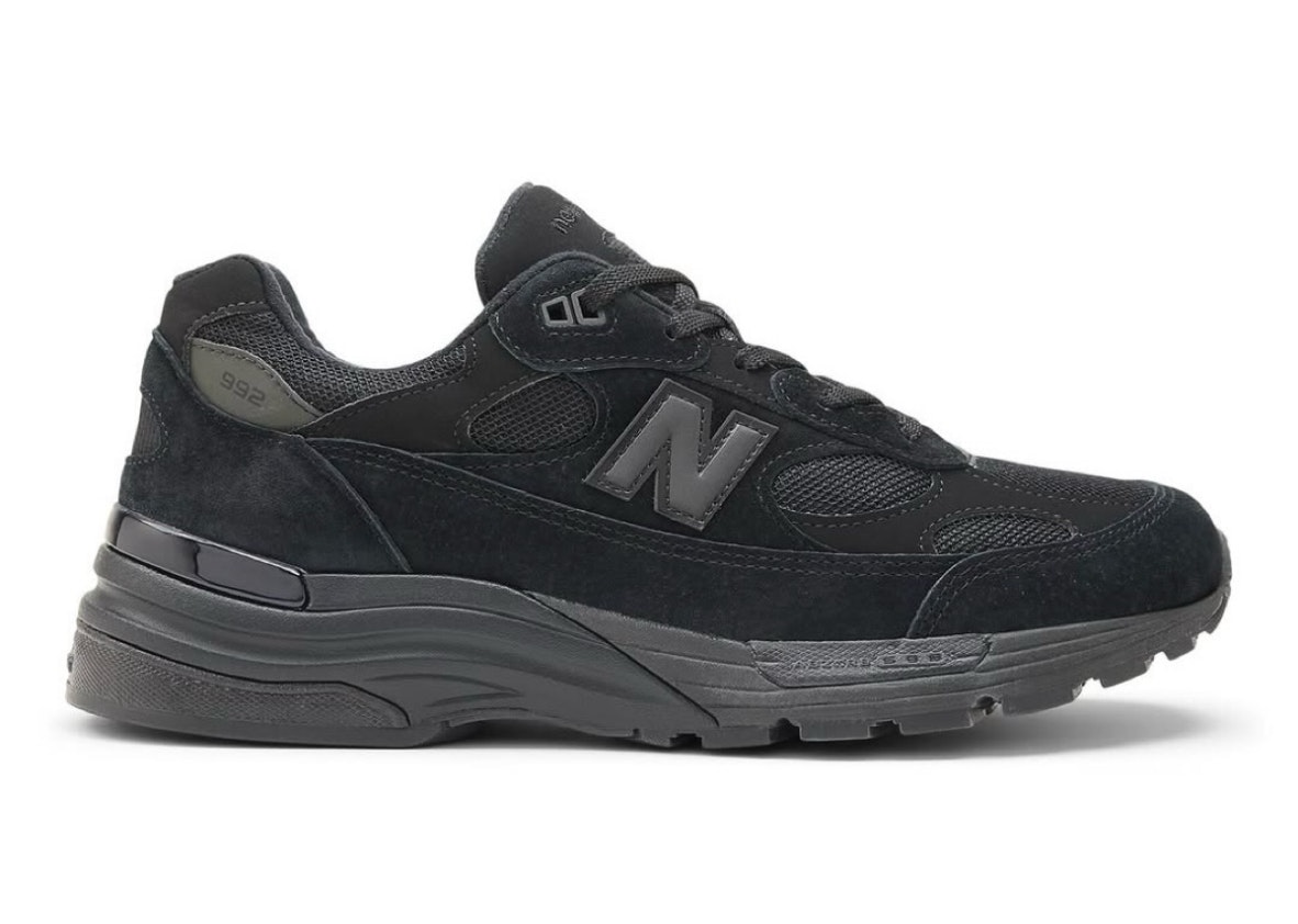 New Balance 992 "Made in USA" (Triple Black)