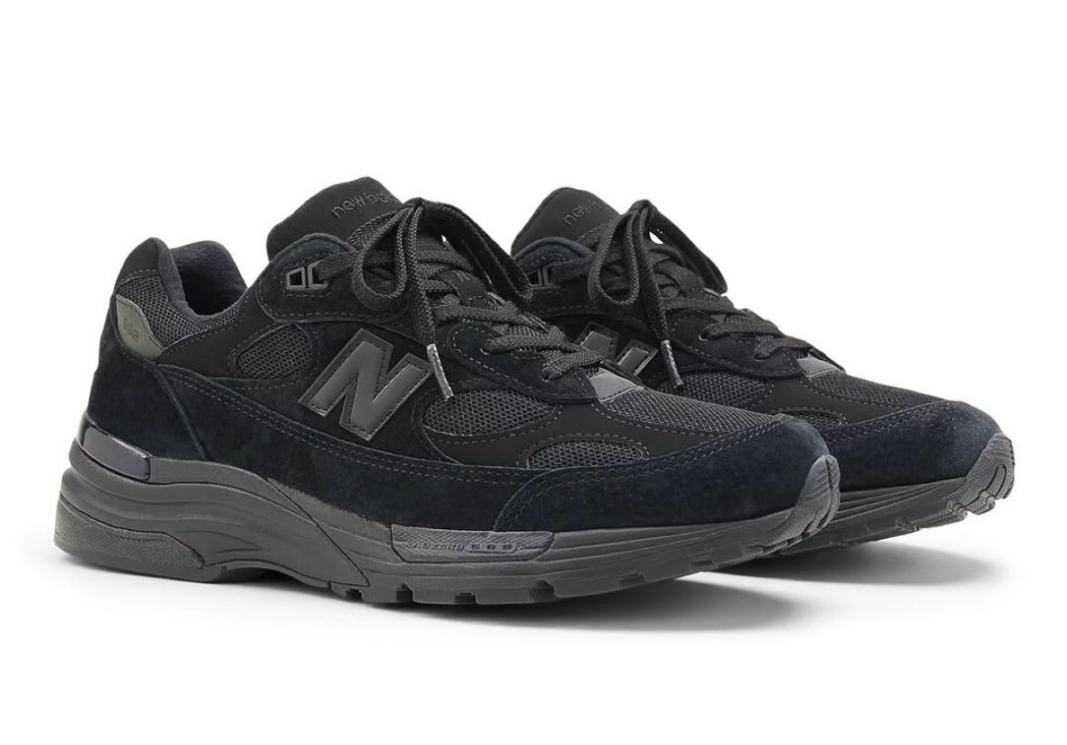 New Balance 992 "Made in USA" (Triple Black)