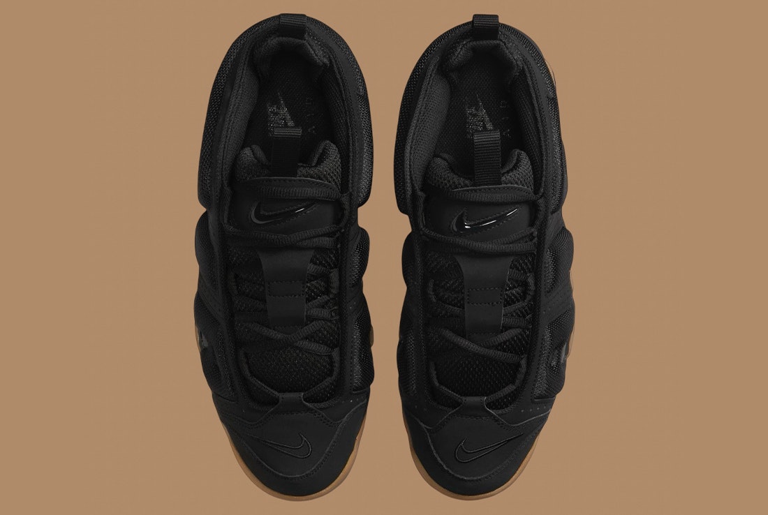 Nike Air More Uptempo Low "Black Gum"