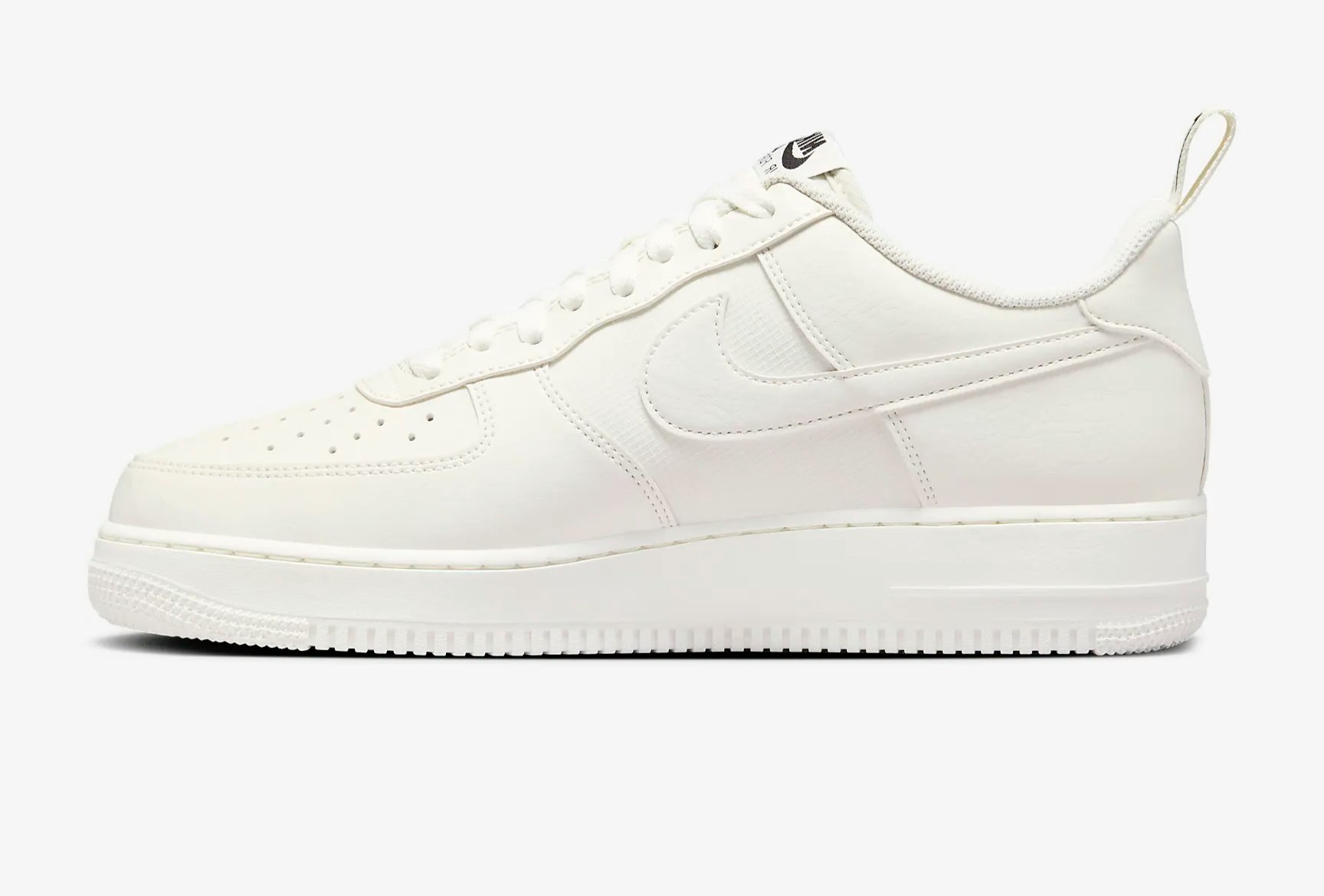Nike Air Force 1 "Sail Black Swoosh"