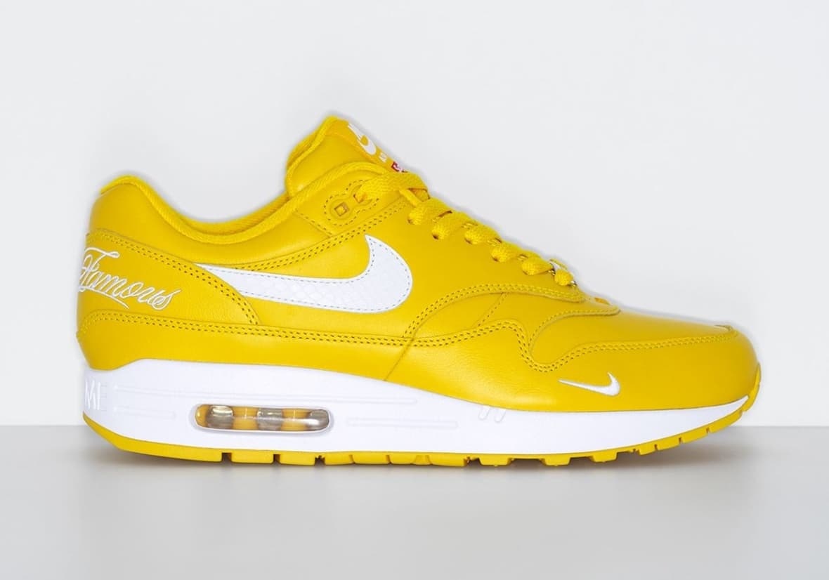 Supreme x Nike Air Max 1 "Speed Yellow"
