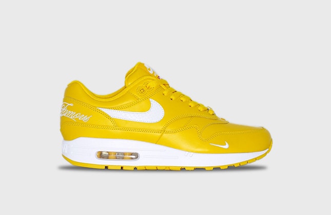 Supreme x Nike Air Max 1 "Speed Yellow" Supreme x Nike Air Max 1 "Speed Yellow"