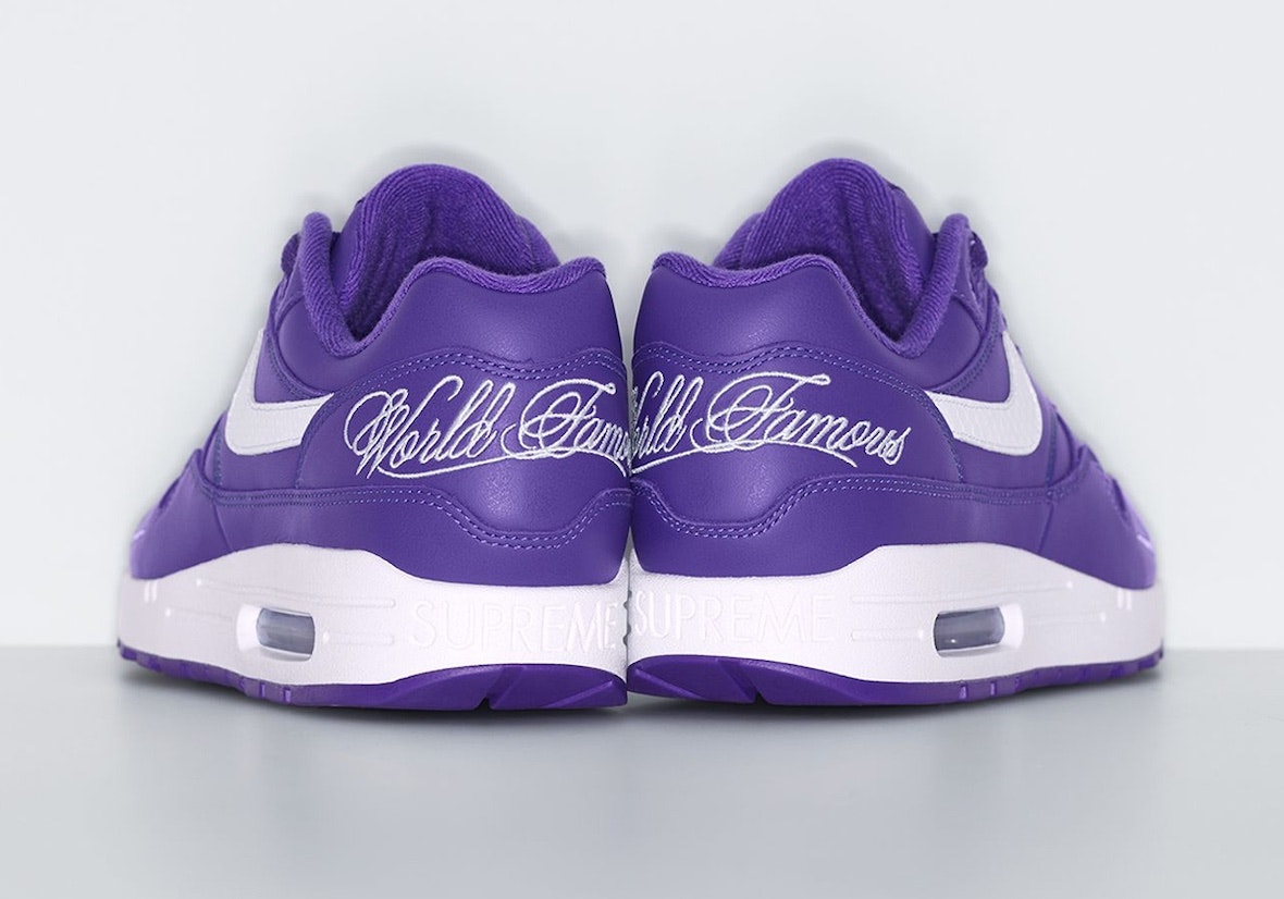 Supreme x Nike Air Max 1 "Varsity Purple"