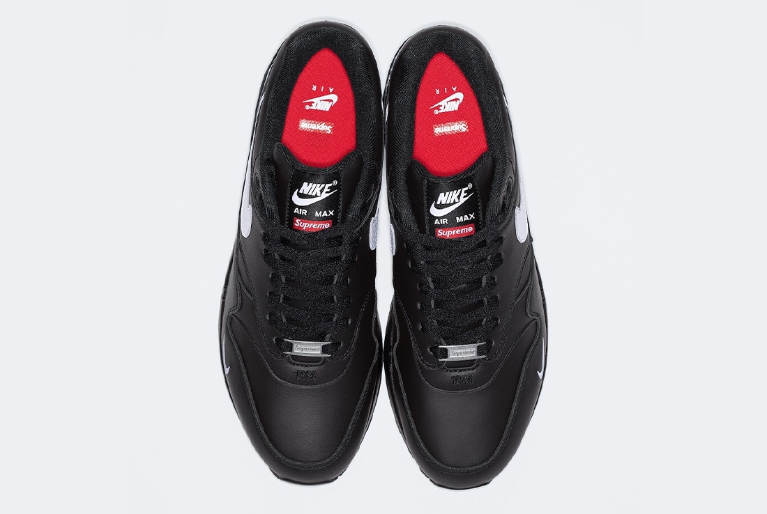 Supreme x Nike Air Max 1 "Black"