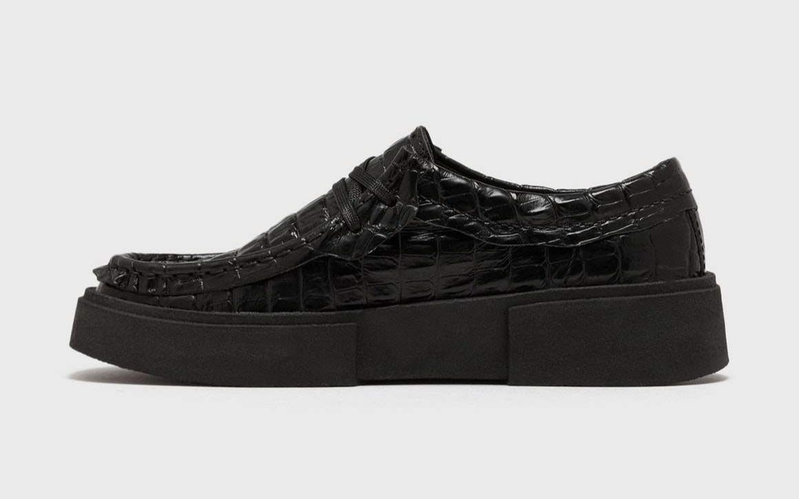 Martine Rose x Clarks Rose Cur Torview "Black Leather"