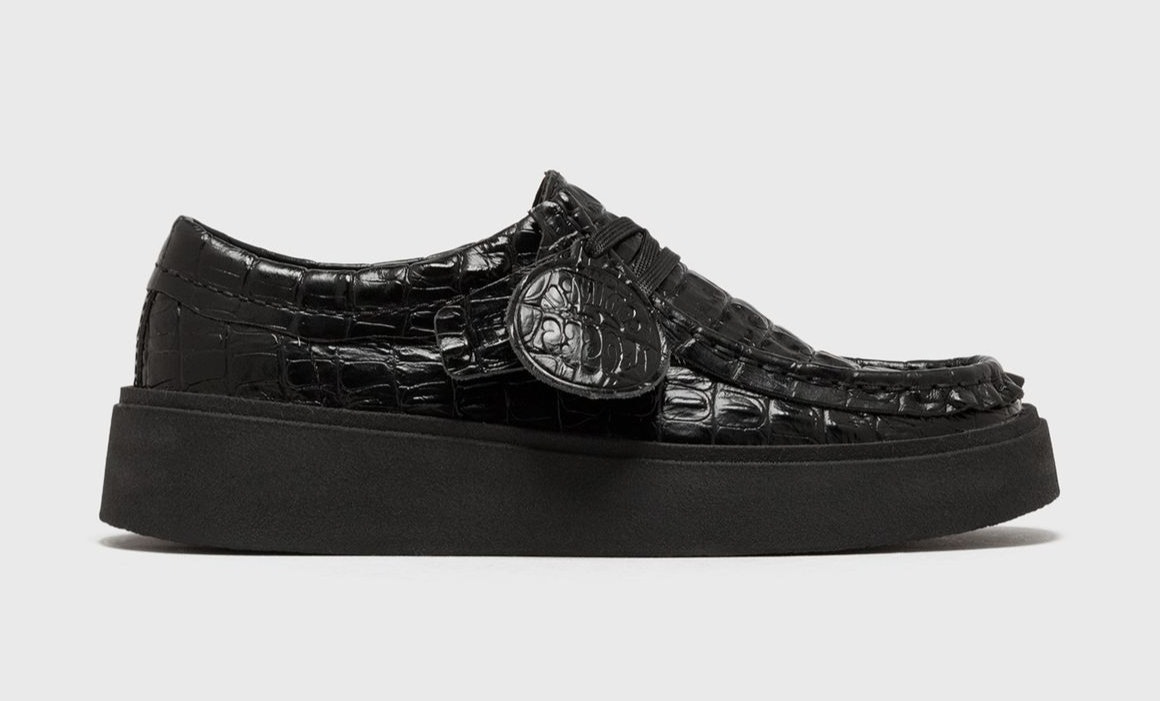 Martine Rose x Clarks Rose Cur Torview "Black Leather"