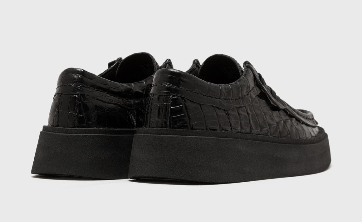 Martine Rose x Clarks Rose Cur Torview "Black Leather"