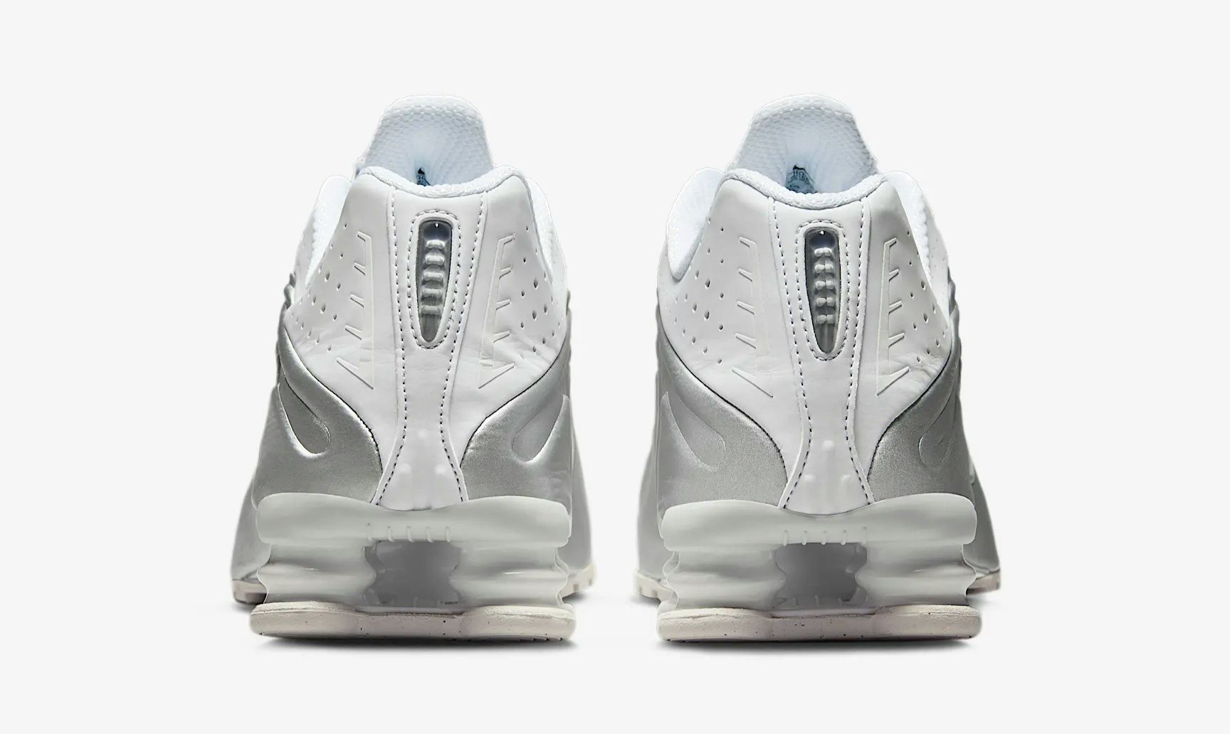Nike Shox R4 "White Metallic Silver"