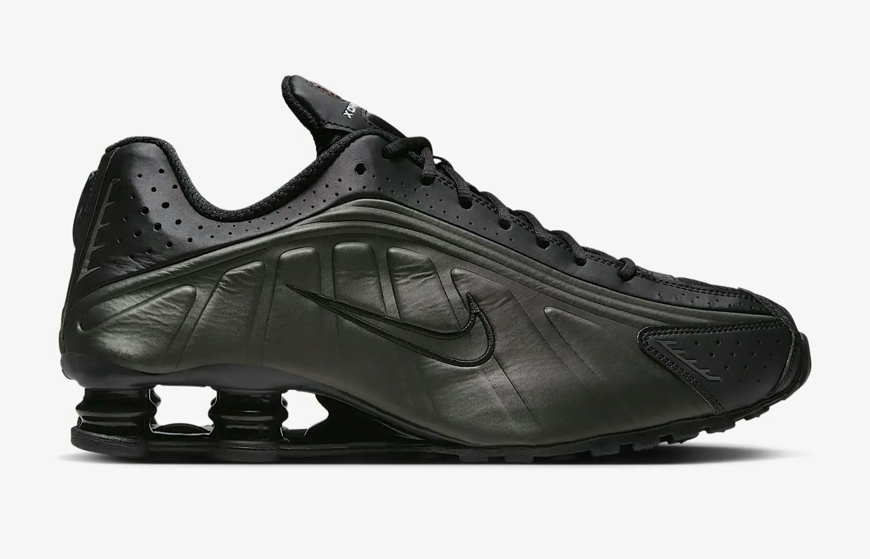 Nike Shox R4 "Black Bright Crimson"