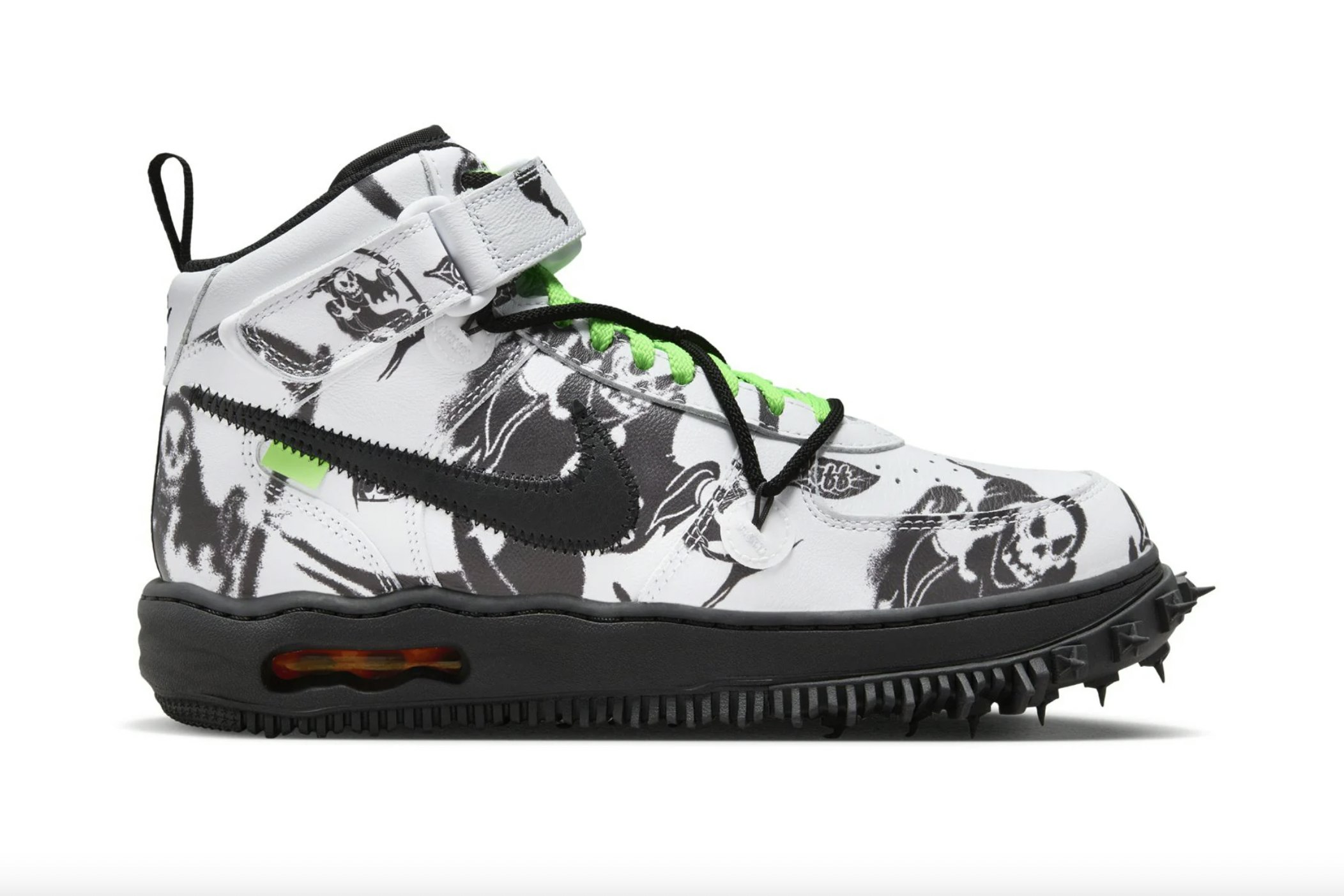 Off-White x Nike Air Force 1 Mid "Grim Reaper"