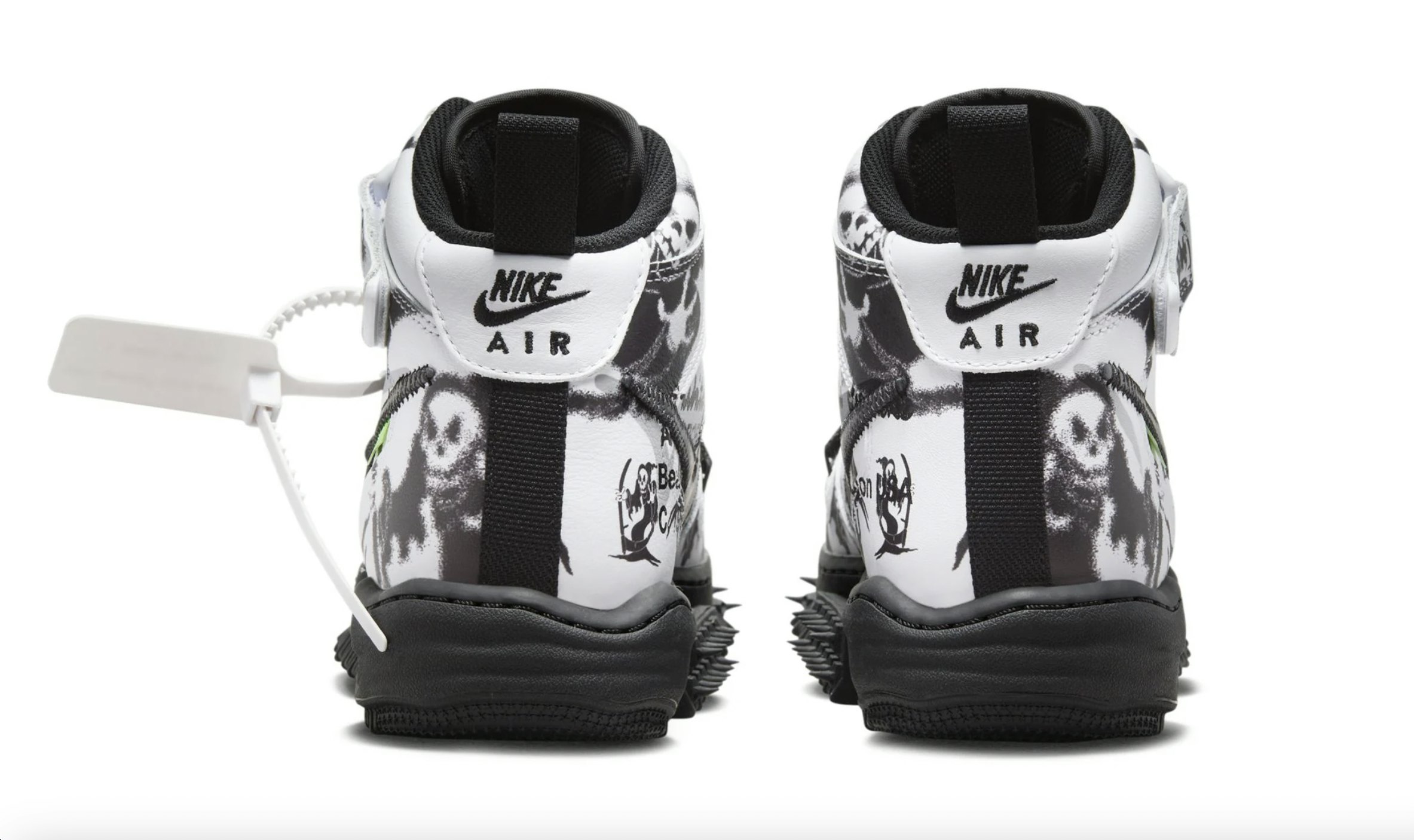 Off-White x Nike Air Force 1 Mid "Grim Reaper"