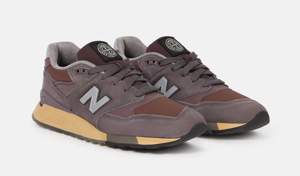 Stone Island x New Balance 998 "Raso Gommato" 
