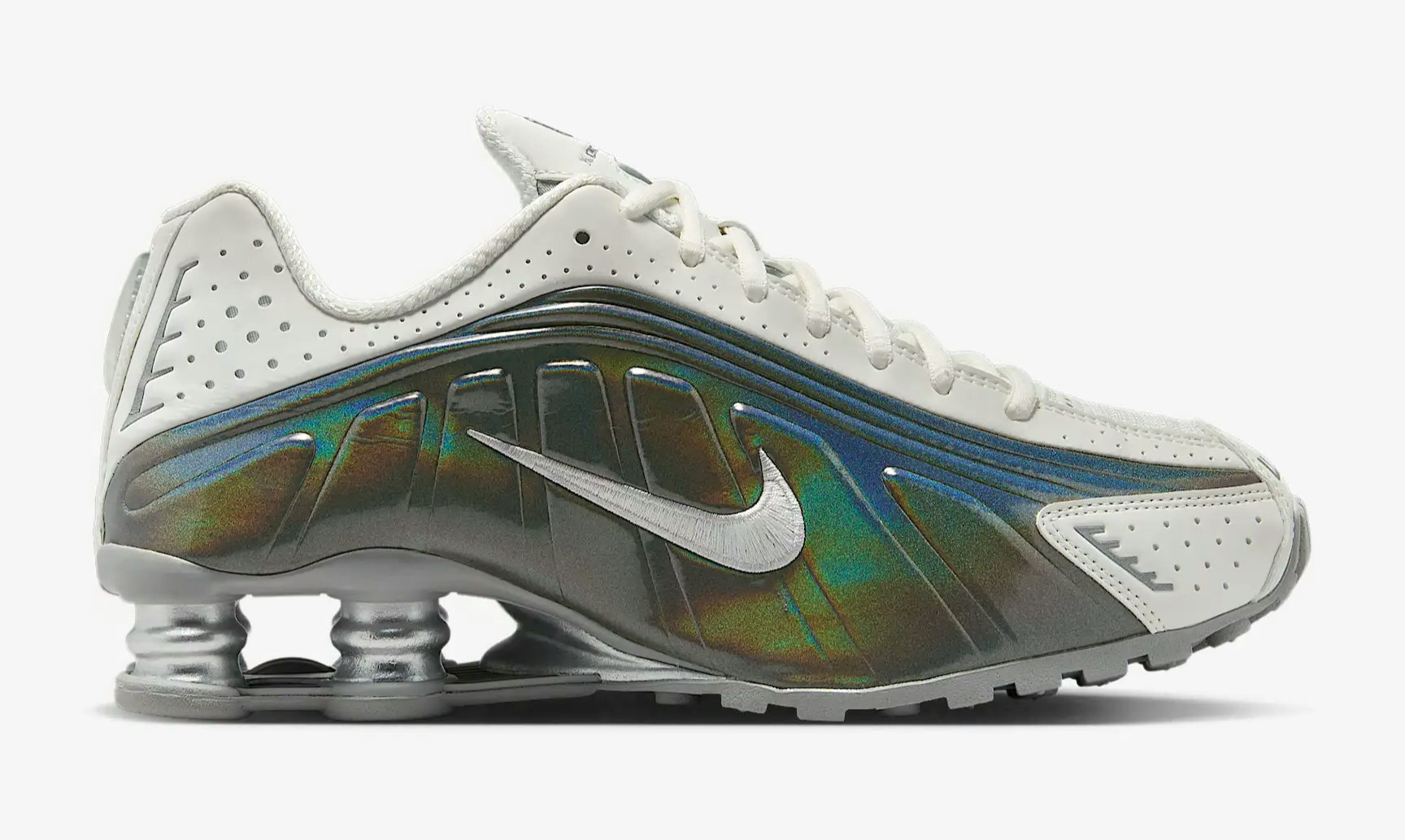 Nike Shox R4 "White Iridescent"