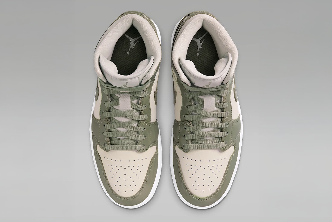 Air Jordan 1 Mid Crater "Oil Green"