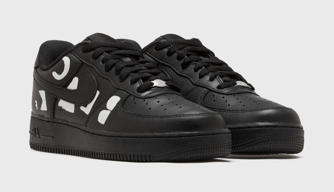 Comme des Garcons x Nike Air Force 1 Low "Black"