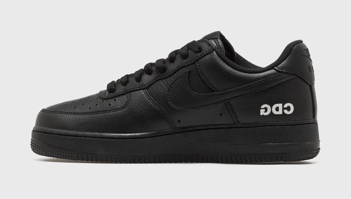 Comme des Garcons x Nike Air Force 1 Low "Black"