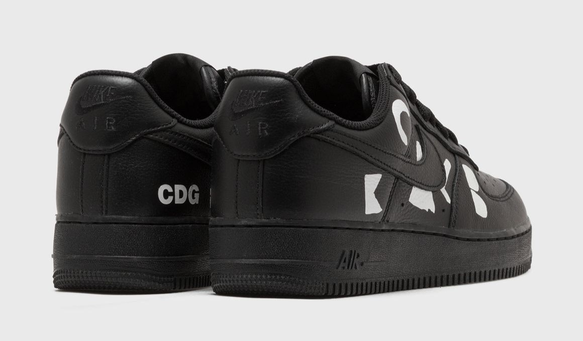 Comme des Garcons x Nike Air Force 1 Low "Black"