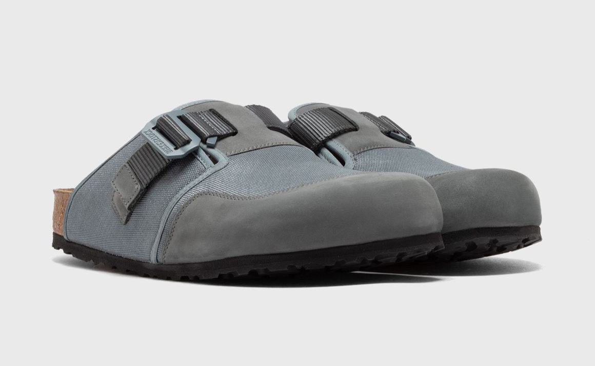 Birkenstock Boston Mixed Leather "Basalt Grey"