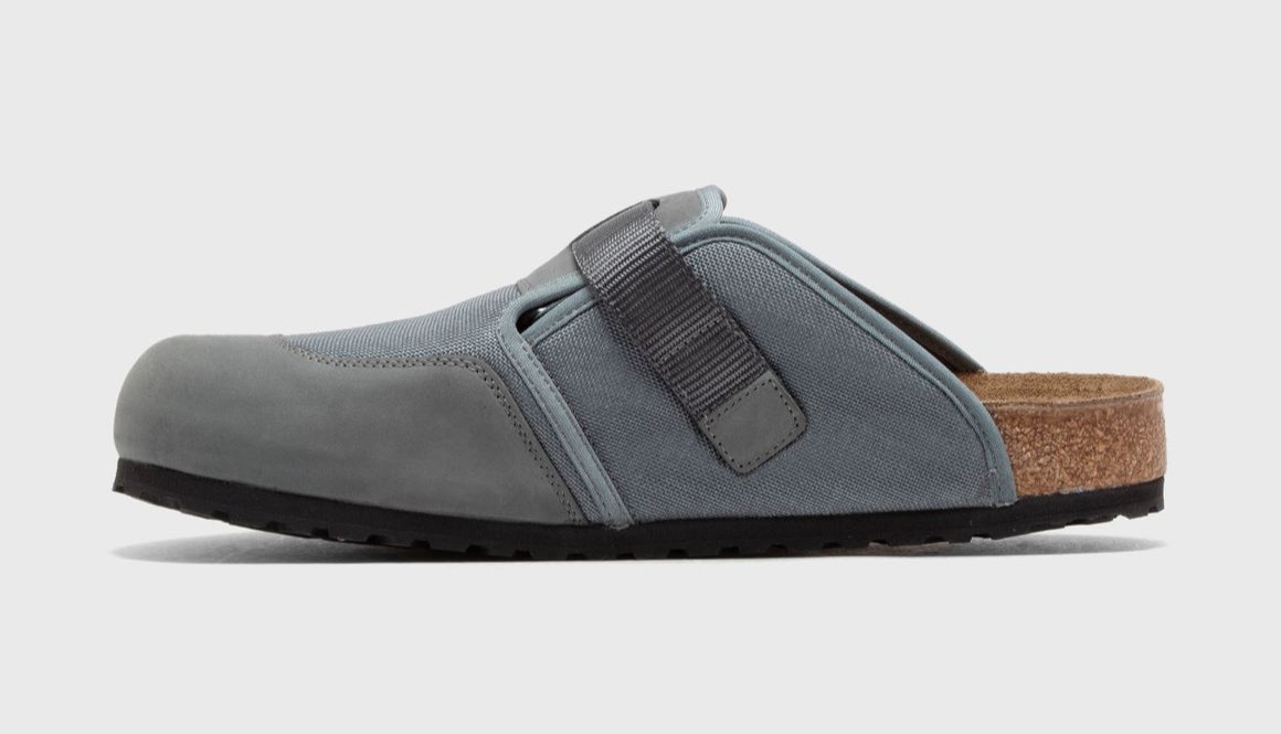 Birkenstock Boston Mixed Leather "Basalt Grey"