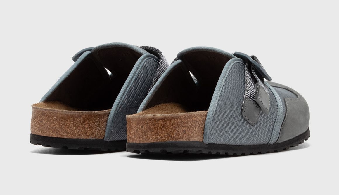 Birkenstock Boston Mixed Leather "Basalt Grey"