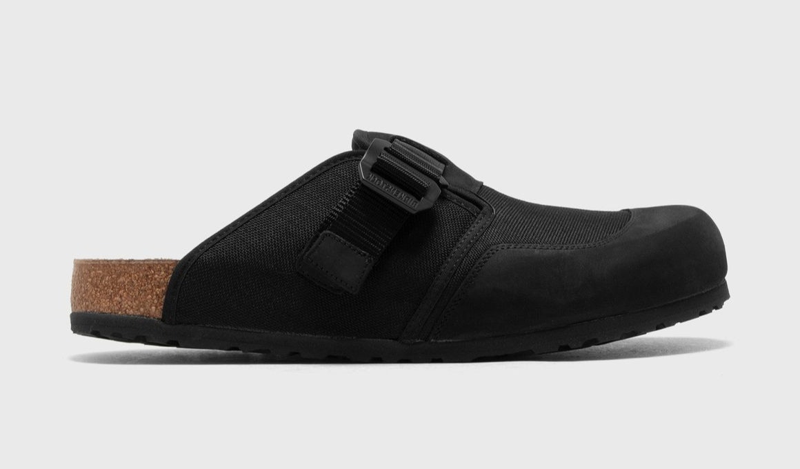 Birkenstock Boston Mixed Leather "Black"