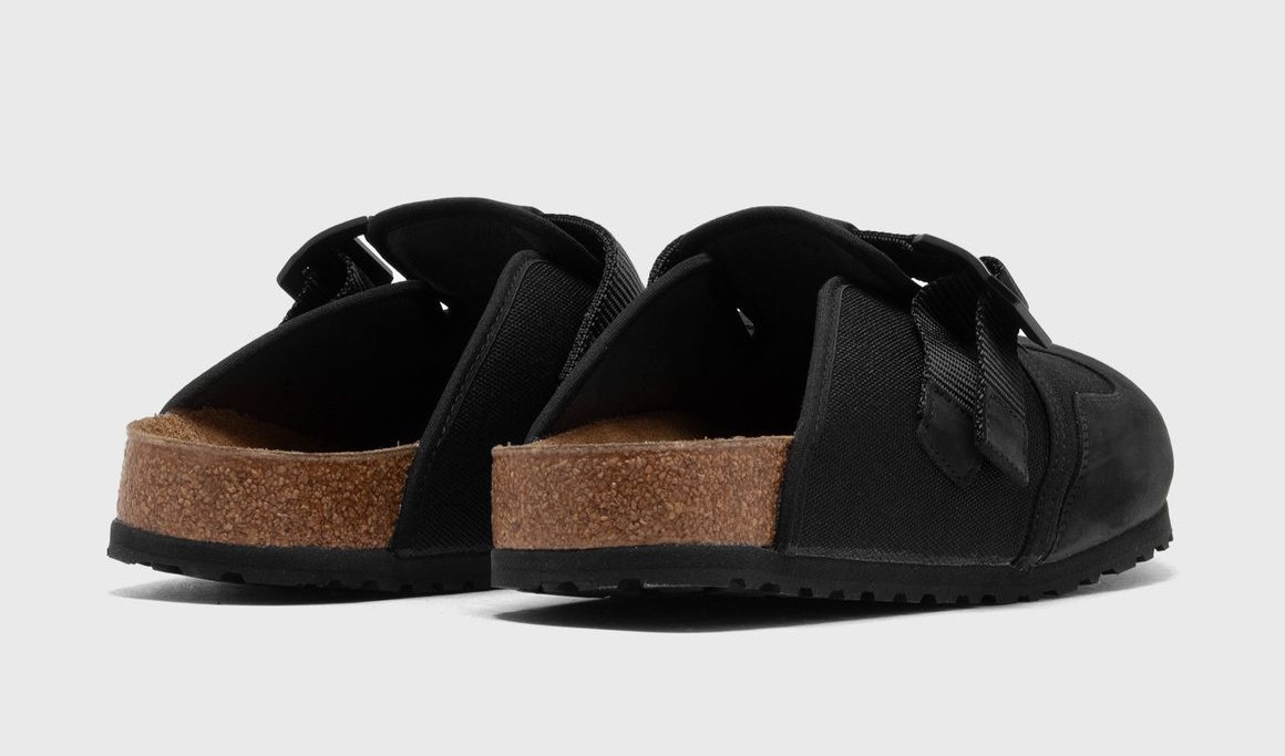Birkenstock Boston Mixed Leather "Black"