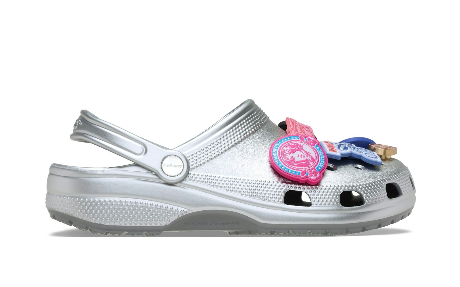 madhappy x Crocs Classic Clog "Hysteric Glamour" (Metallic Silver)