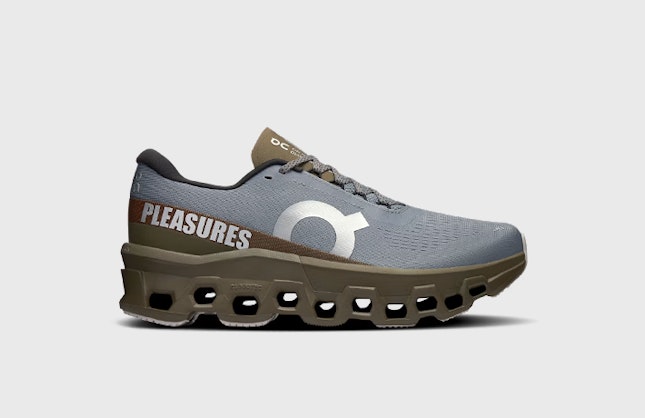 Pleasures x The Loop x ON Cloudmonster 2 PLS-TL "Mist Olive"