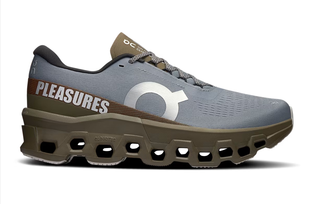 Pleasures x The Loop x ON Cloudmonster 2 PLS-TL "Mist Olive"