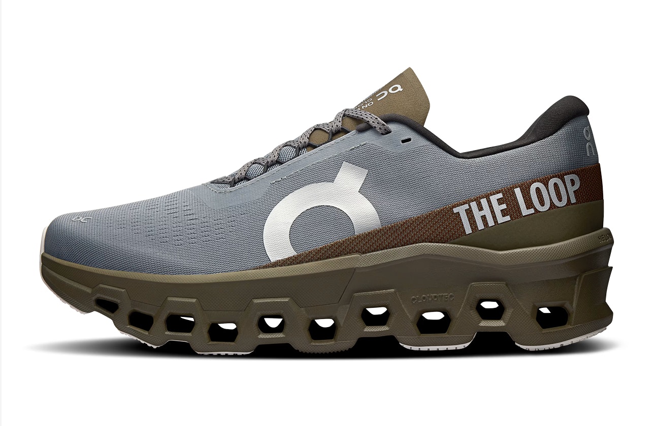 Pleasures x The Loop x ON Cloudmonster 2 PLS-TL "Mist Olive"